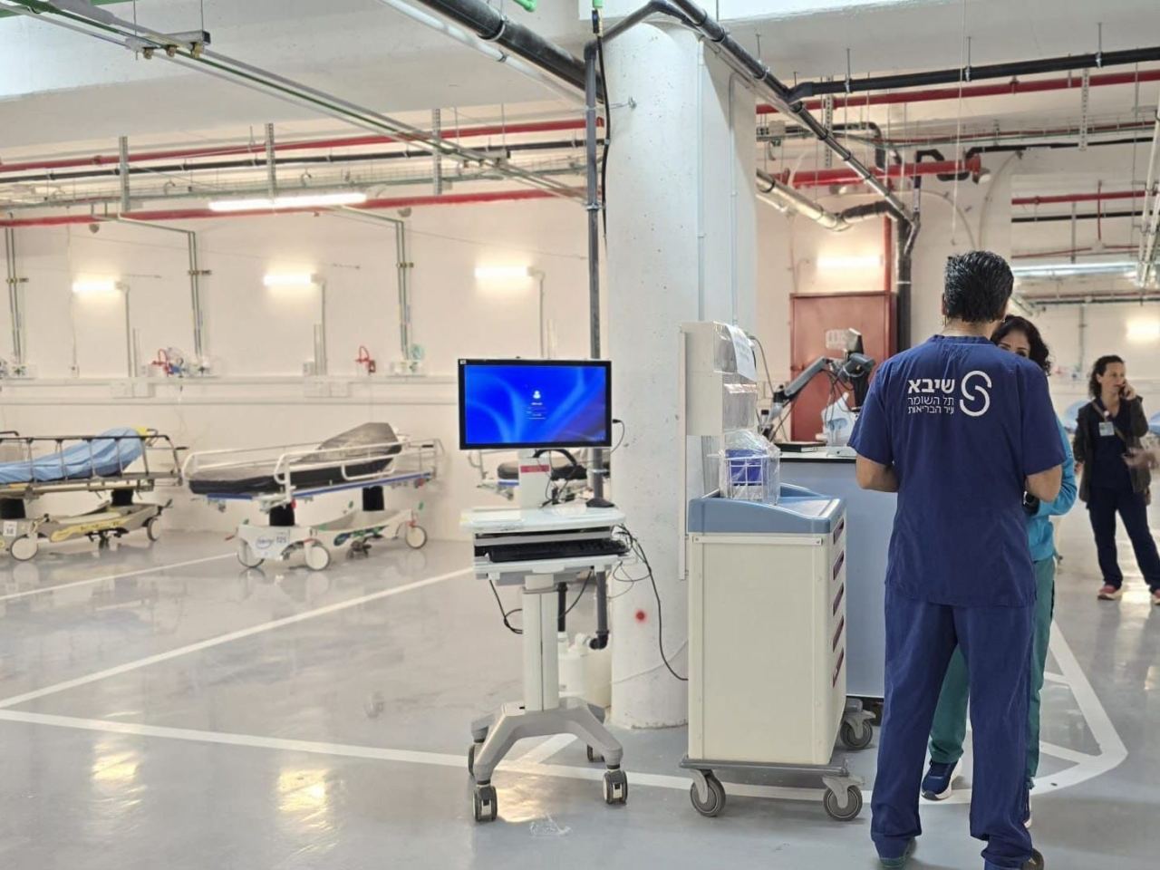 While Iran fires missiles, Israel moves entire hospitals underground.