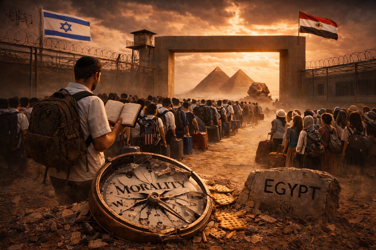 “Next Year in Jerusalem”, but this year we prefer returning to Egypt.