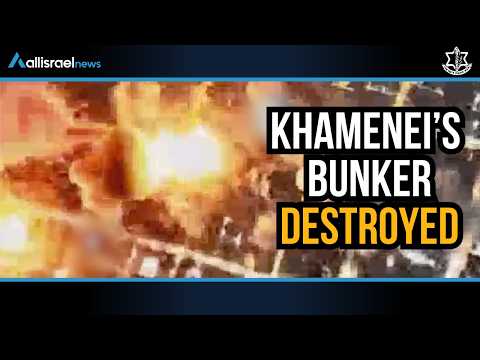 50 Israeli Fighter Jets Destroy Khamenei’s Underground Bunker