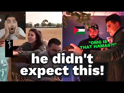 Palestinian Visibly SHAKEN After Shown Footage of Hamas on October 7th…