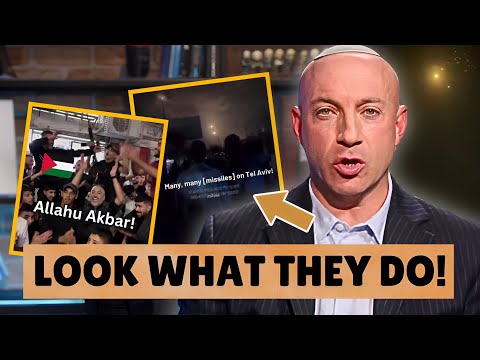 WATCH What Palestinians Do as 🇮🇷 Iranian Missiles Fly Towards Tel Aviv!