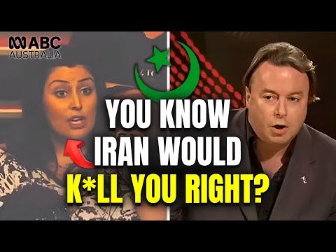 Pro 🇮🇷 IRGC Woman HUMILIATED as Christopher Hitchens Says What Iran Would Do To Her…