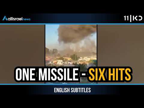 One Iranian Missile, Six Impact Sites: Deadly Strike Hits Central Israel | KAN 11