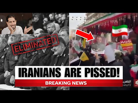 Watch What 🇮🇷 Iranians Do After America & Israel BOMB Top IRGC Officials!