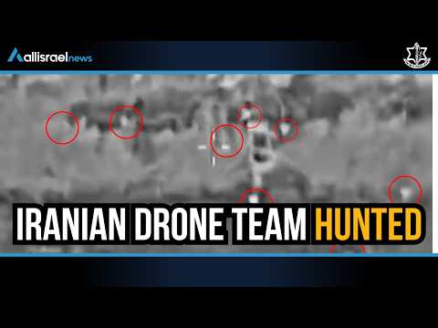 Footage: Israeli Strike Destroys Iranian UAV Launch Cell, Hunts Fleeing Operatives