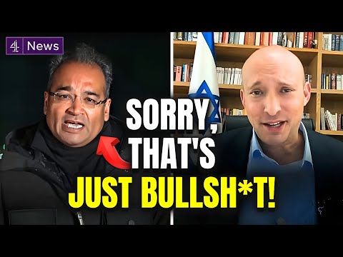 Anti-Israel Host STUTTERS as Naftali Bennett Fact-Checks Him Mid Interview!