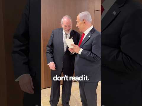 BREAKING! Bibi Netanyahu is fine and well. Got well wishes from Ambassador Huckabee and Pres. Trump